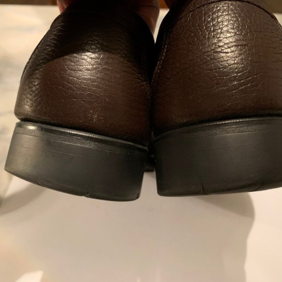 Salvatora Ferragamo Brown Italian Leather Loafers 11.5